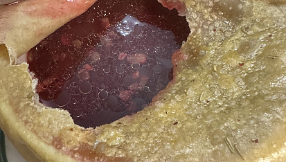 Zapečená polévka z červené řepy