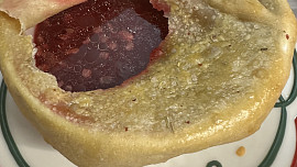 Zapečená polévka z červené řepy