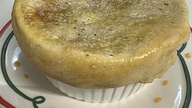 Zapečená polévka z červené řepy