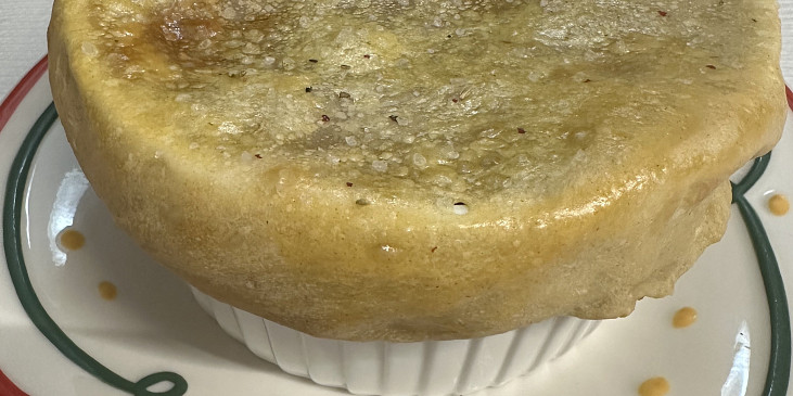 Zapečená polévka z červené řepy