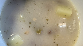 Čočková polévka se smetanou