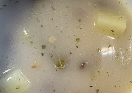 Čočková polévka se smetanou