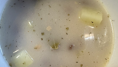 Čočková polévka se smetanou