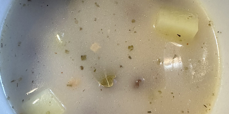 Čočková polévka se smetanou