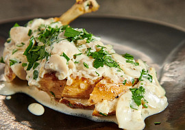 Kuřecí supreme se žampionovou omáčkou podle Mirka Kaliny