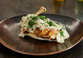 Kuřecí supreme se žampionovou omáčkou podle Mirka Kaliny