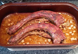 Pečený krůtí krk