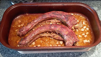 Pečený krůtí krk