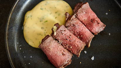 Roastbeef s béarnskou omáčkou podle Mirka Kaliny
