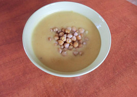 Batátový krém s opečenou cizrnou