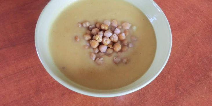 Batátový krém s opečenou cizrnou