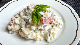 Domácí rybí salát s Moravankou