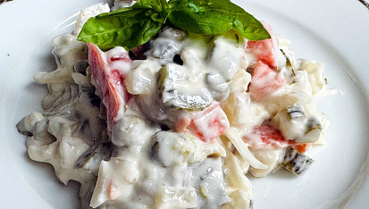 Domácí rybí salát s Moravankou