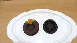 Kakaová kolečka s čokoládou