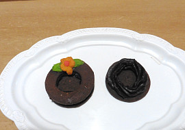 Kakaová kolečka s čokoládou