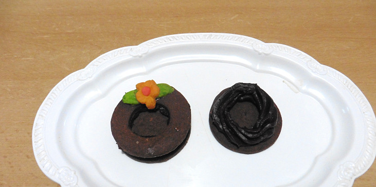 Kakaová kolečka s čokoládou