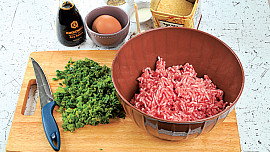 Kapustové karbanátky s dipem