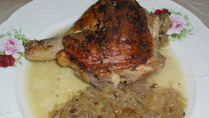 Kuře na zelí a anglické slanině, Kuře na zelí a anglické slanině