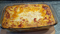 Zapečené špagety à la lasagne