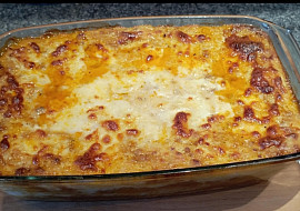 Zapečené špagety à la lasagne