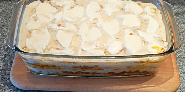 Zapečené špagety à la lasagne