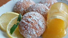 Citronové crinkles z bílé čokolády