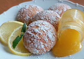 Citronové crinkles z bílé čokolády