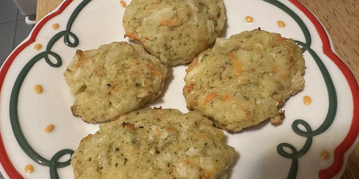 Karbanátky z tresky se zeleninou