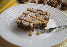 Křehký ořechový koláč