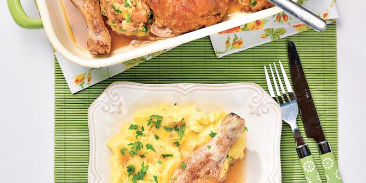 Nadívaná kuřecí stehýnka