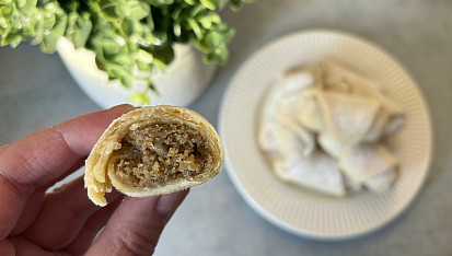 Svatomartinské rohlíčky s ořechovou náplní