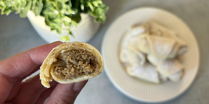 Svatomartinské rohlíčky s ořechovou náplní