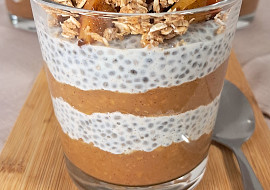 Chia pudink à la jablečný štrúdl