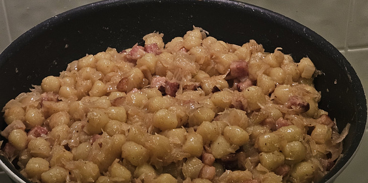 Gnocchi po česku - se zelím a slaninou