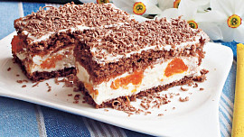 Kakaové řezy s mandarinkami