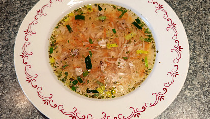 Kuřecí vývar se zeleninou