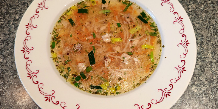 Kuřecí vývar se zeleninou