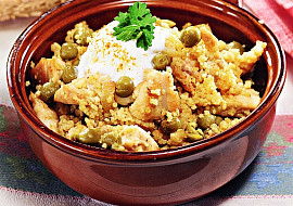 Kuskus s kuřecím masem