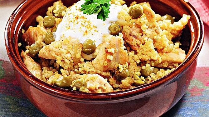 Kuskus s kuřecím masem