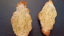 Mini listové zákusky s krémem