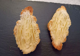 Mini listové zákusky s krémem