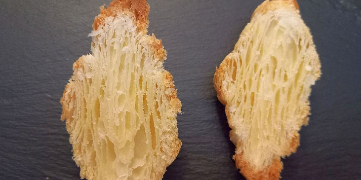 Mini listové zákusky s krémem