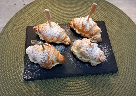 Mini listové zákusky s krémem