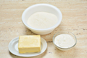 Plněné ořechové rohlíčky