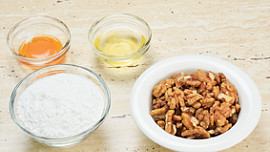 Plněné ořechové rohlíčky