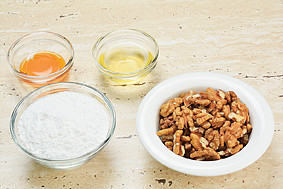 Plněné ořechové rohlíčky