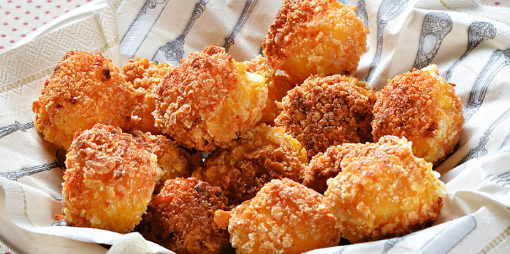 Smažené sýrové kuličky