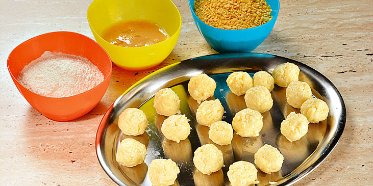 Smažené sýrové kuličky