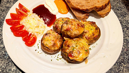 Zapečené žampiony II