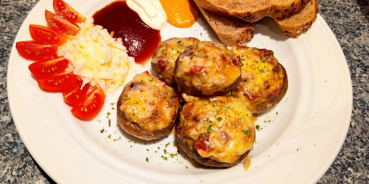 Zapečené žampiony II